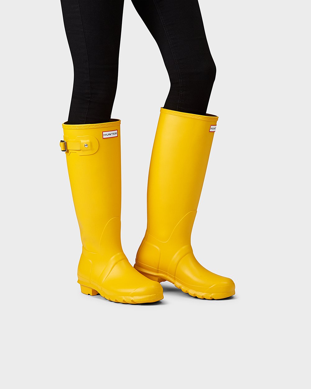 Galochas Altas Hunter Feminina Amarelas - Original - 75GSDAFPL